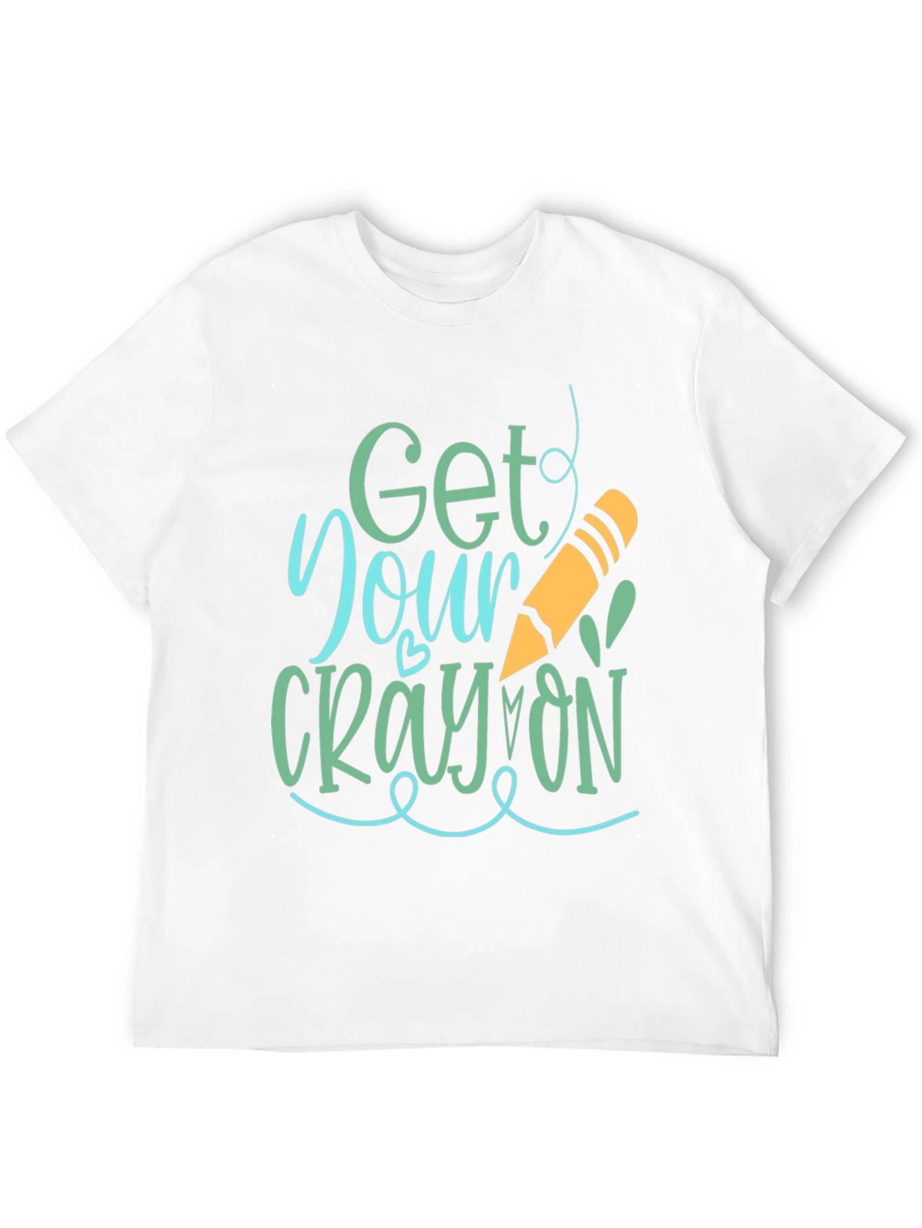 Get Your Crayon On Graphic Tee