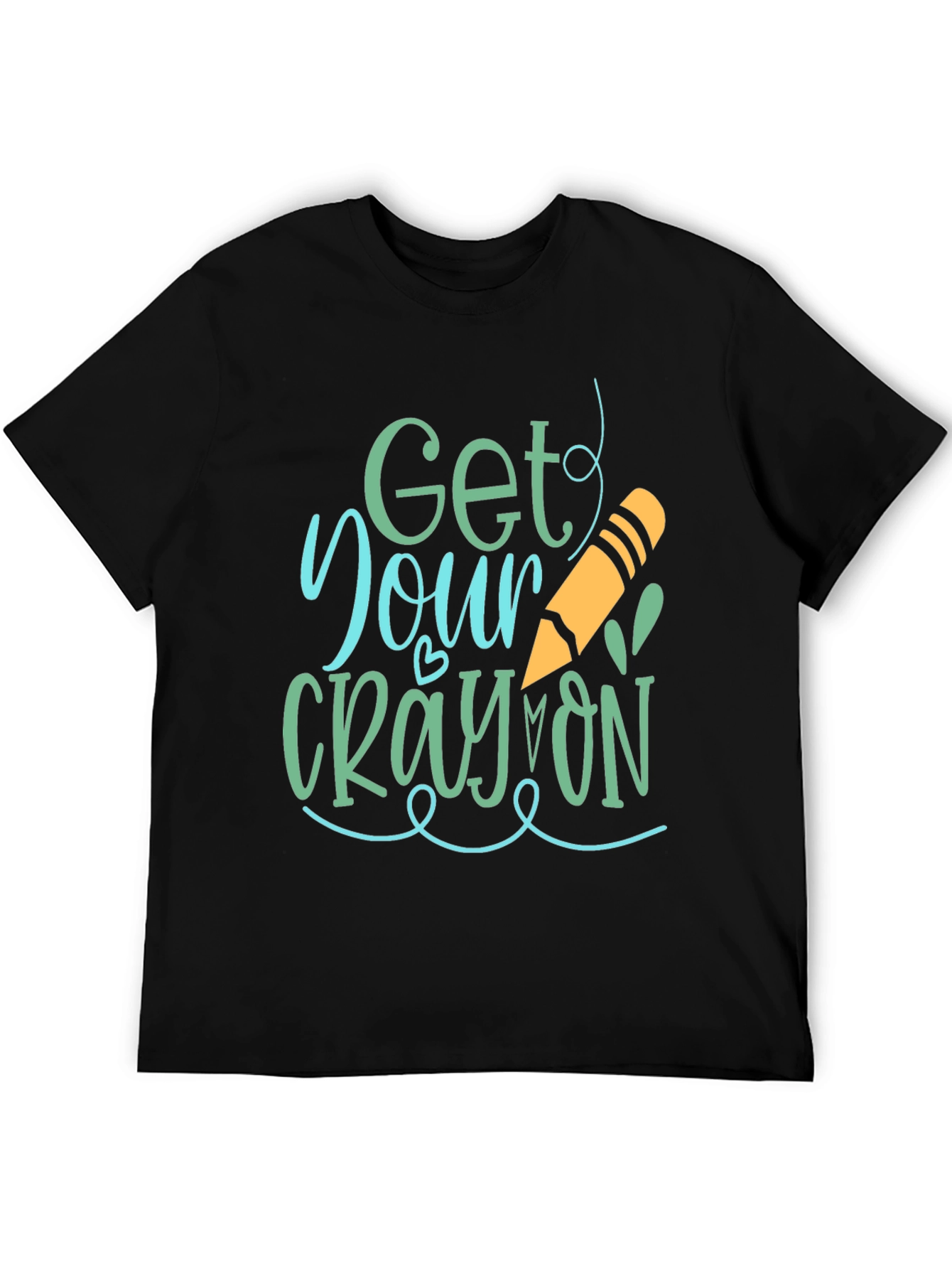 Get Your Crayon On Graphic Tee