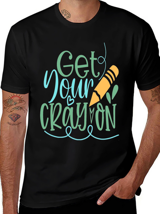 Get Your Crayon On Graphic Tee