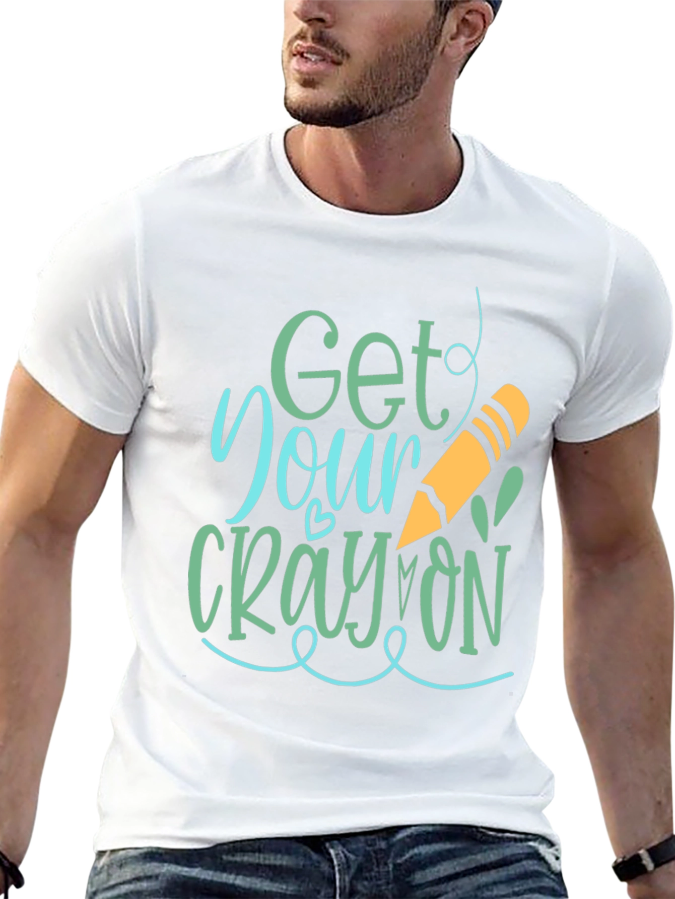 Get Your Crayon On Graphic Tee
