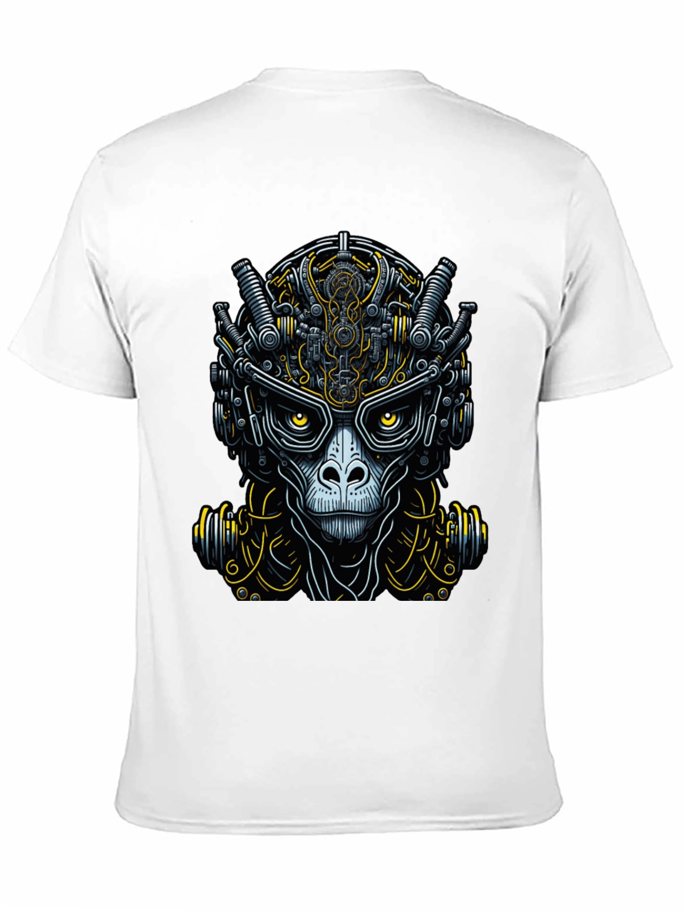 Cyberpunk Ape Graphic Tee - Unique Futuristic Design