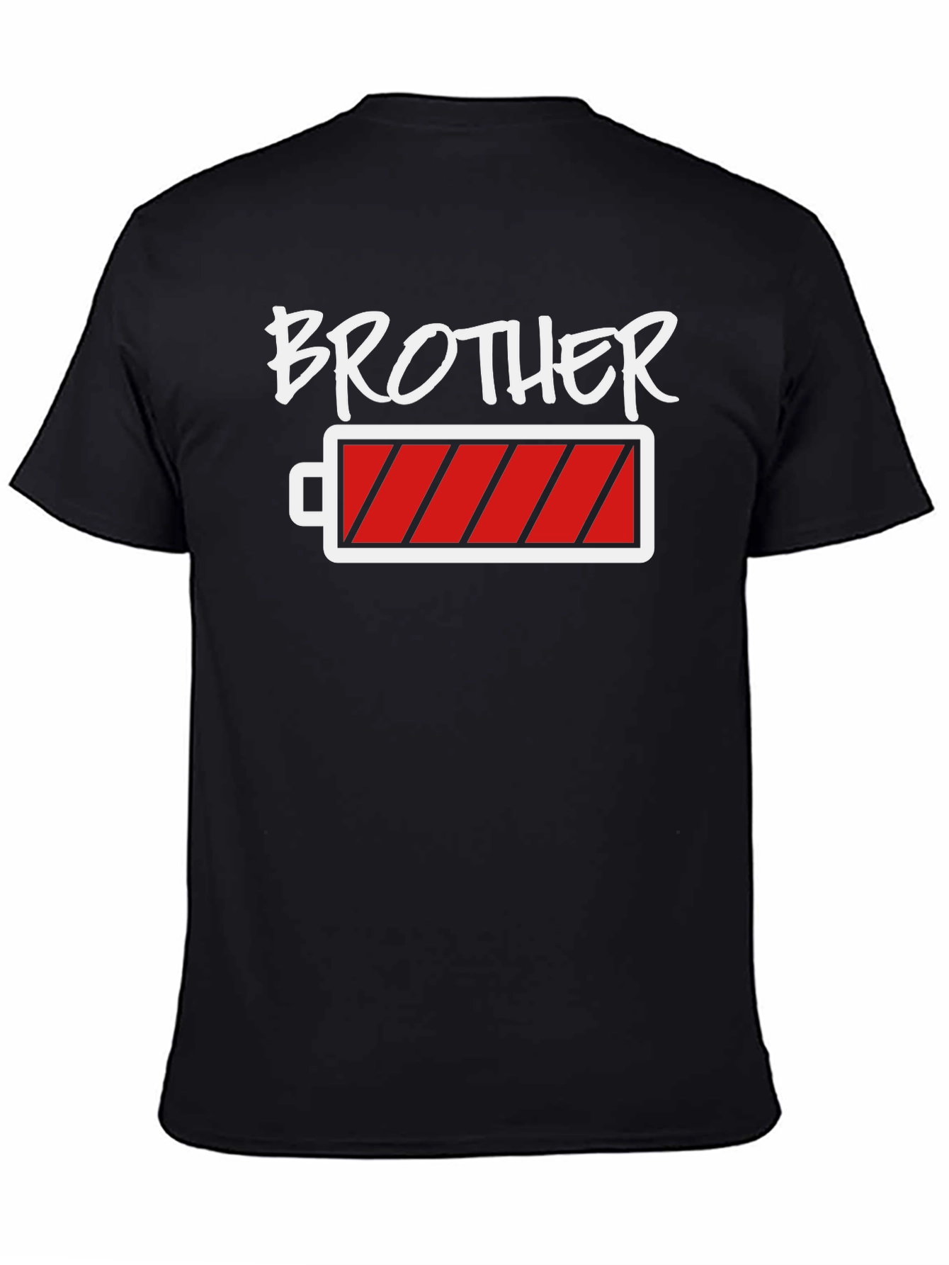 Low Battery Brother T-Shirt - Funny Gift