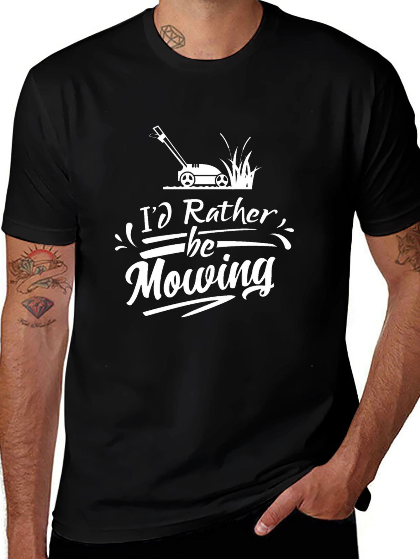 Id Rather Be Mowing T-Shirt