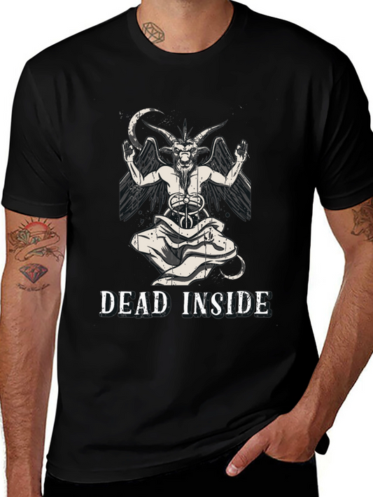 Dead Inside Baphomet Graphic Tee