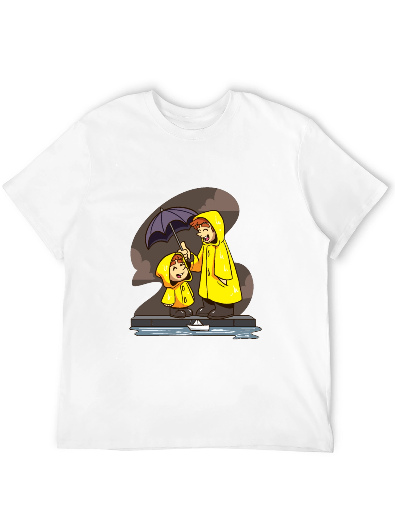 Rainy Day Cartoon T-Shirt