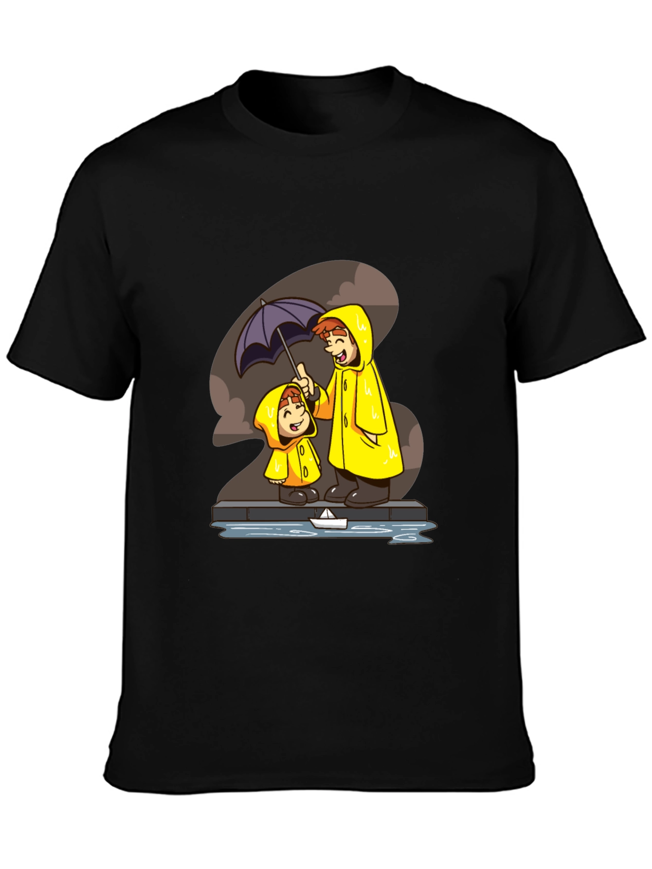 Rainy Day Cartoon T-Shirt