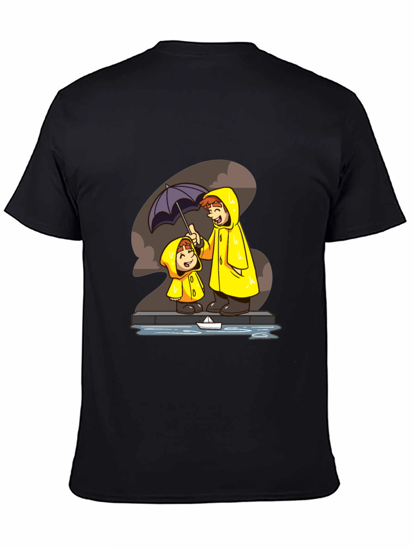 Rainy Day Cartoon T-Shirt