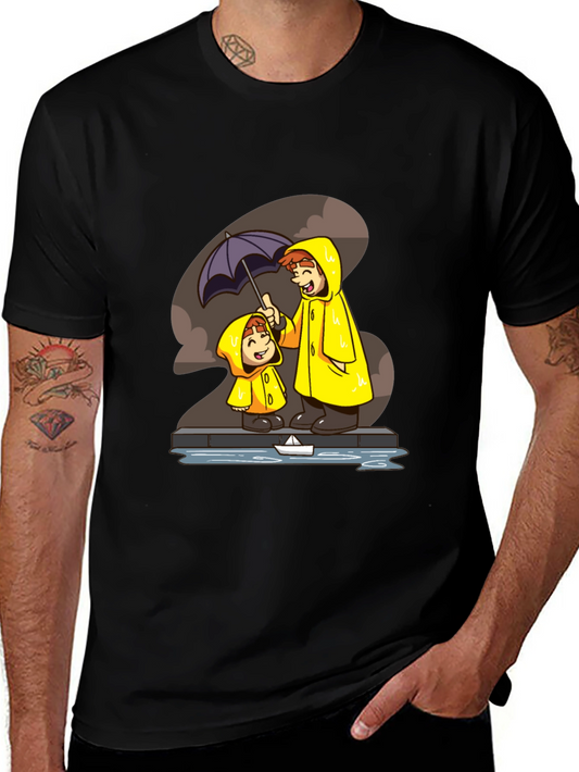 Rainy Day Cartoon T-Shirt