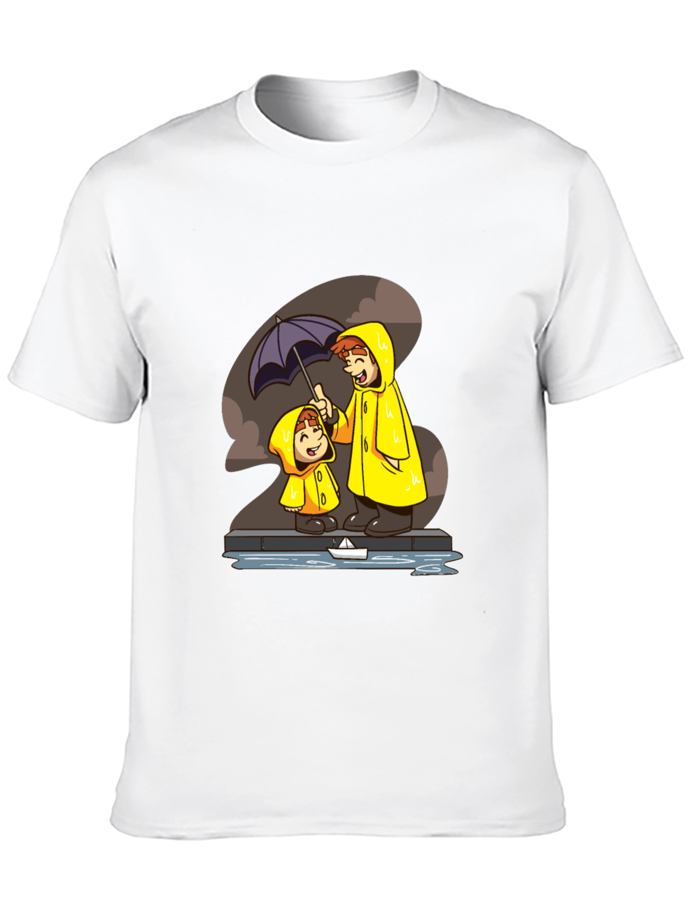 Rainy Day Cartoon T-Shirt