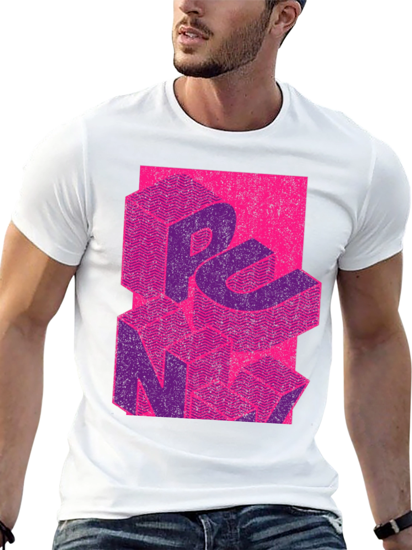 Geometric Graphic Print Tee