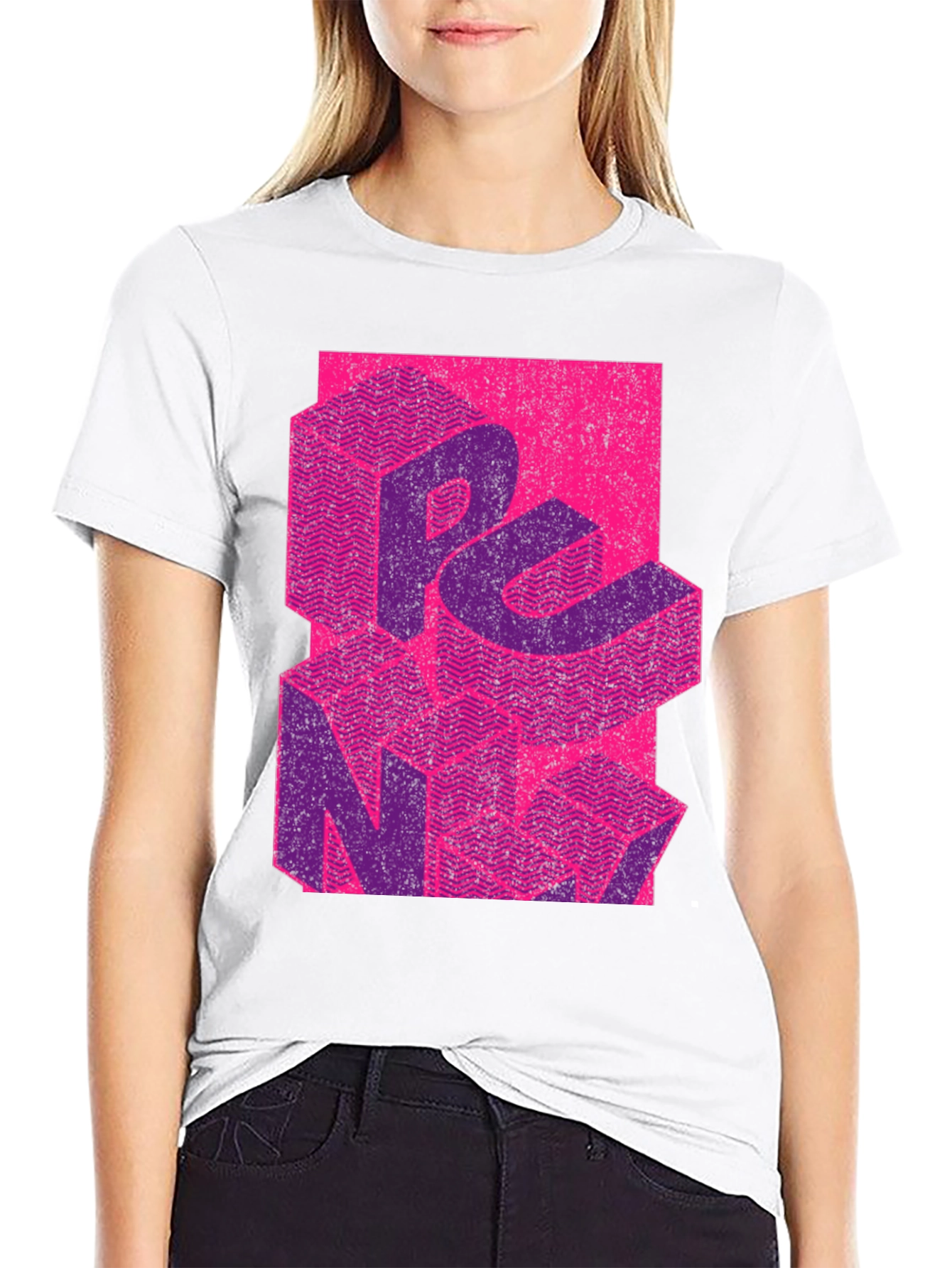 Geometric Graphic Print Tee