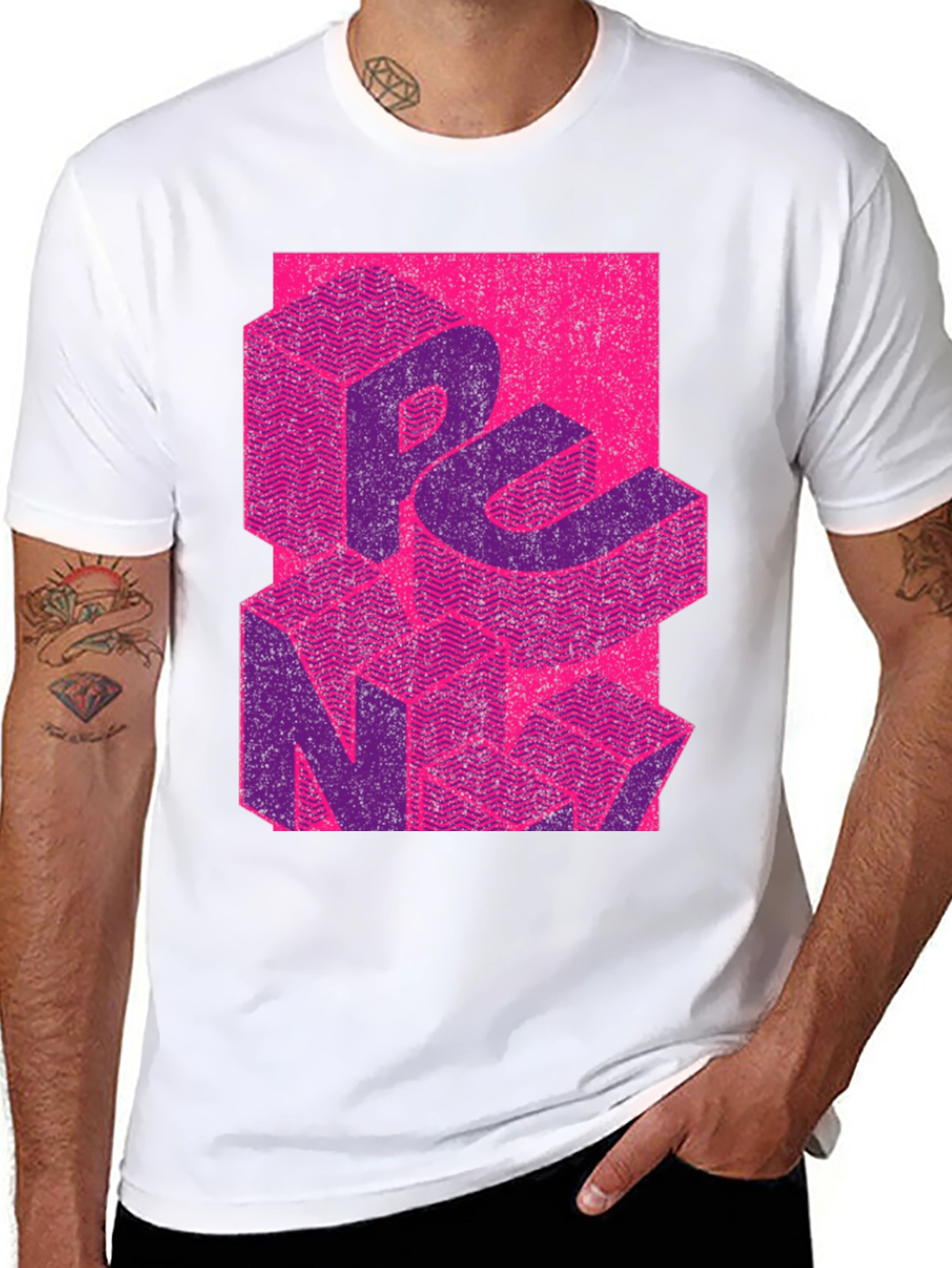 Geometric Graphic Print Tee