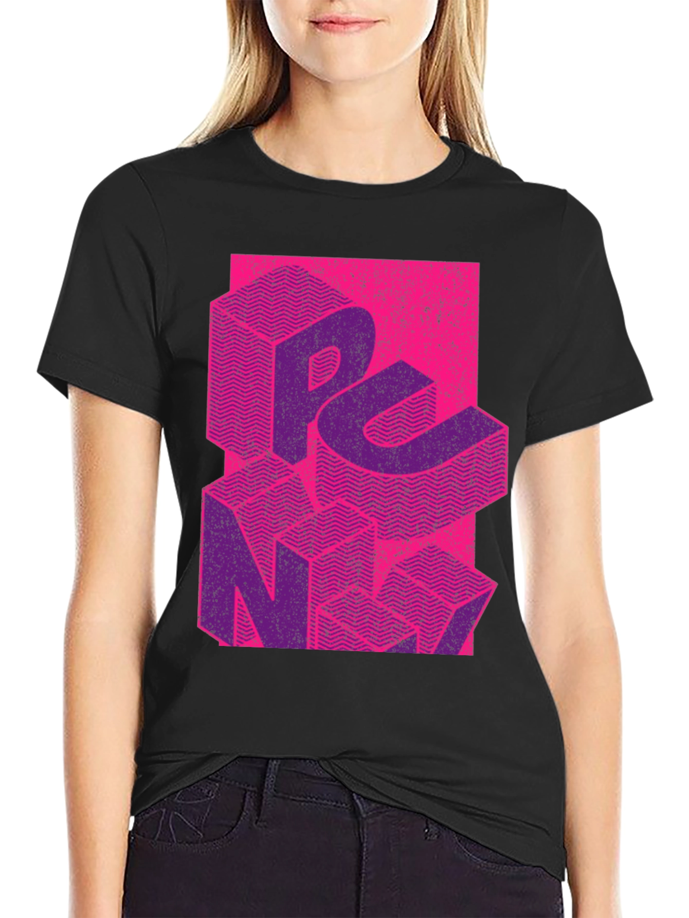 Geometric Graphic Print Tee