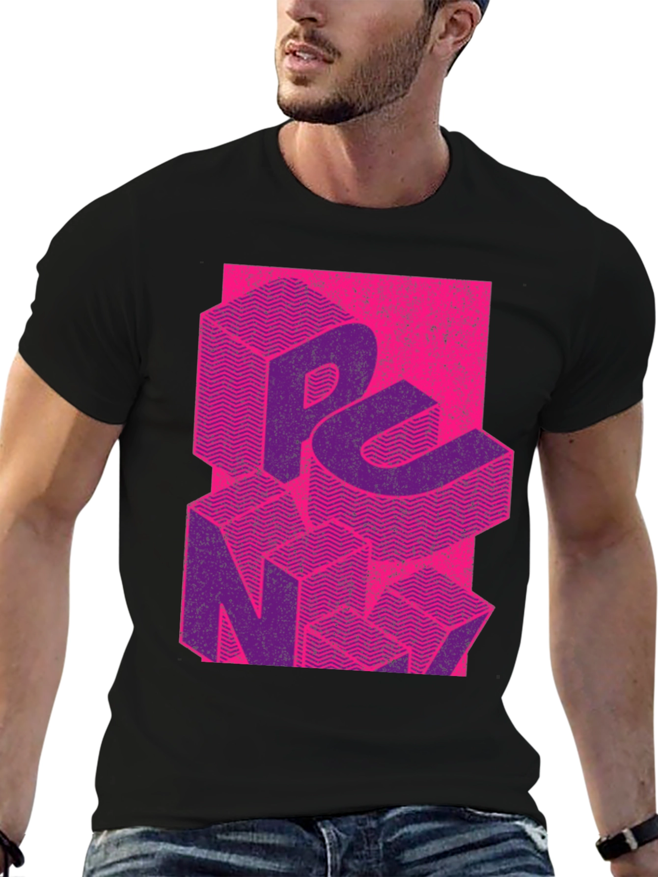 Geometric Graphic Print Tee