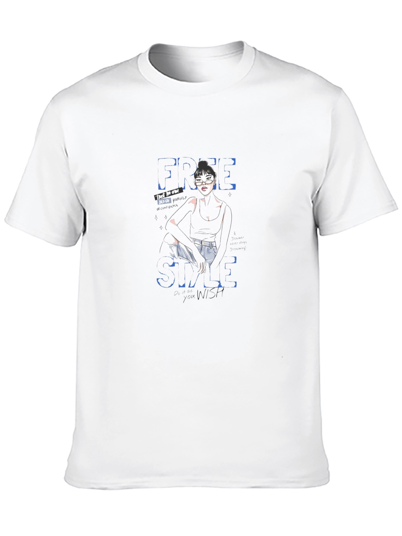 Edgy Style Black T-Shirt with Graphic Design