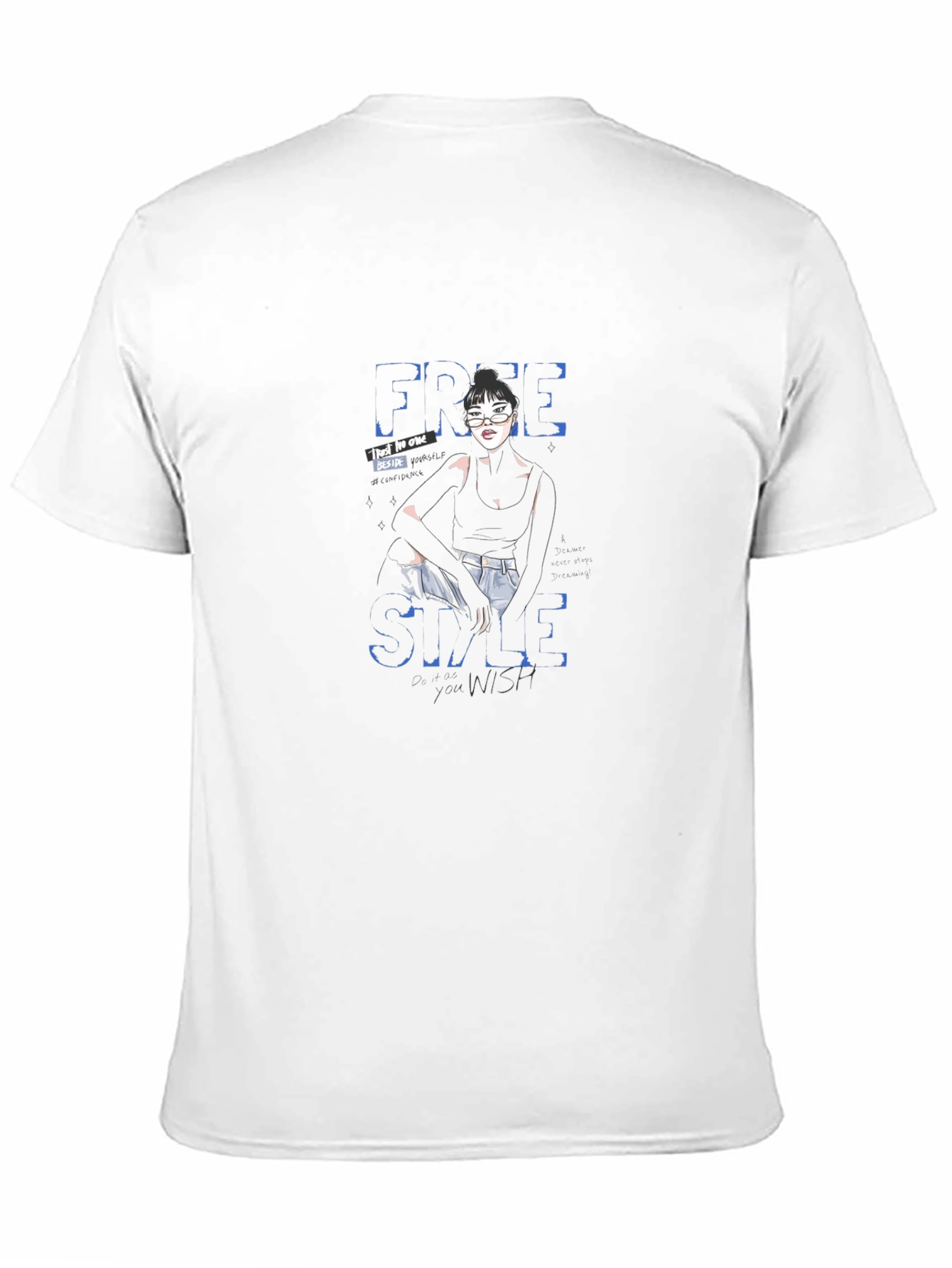 Edgy Style Black T-Shirt with Graphic Design