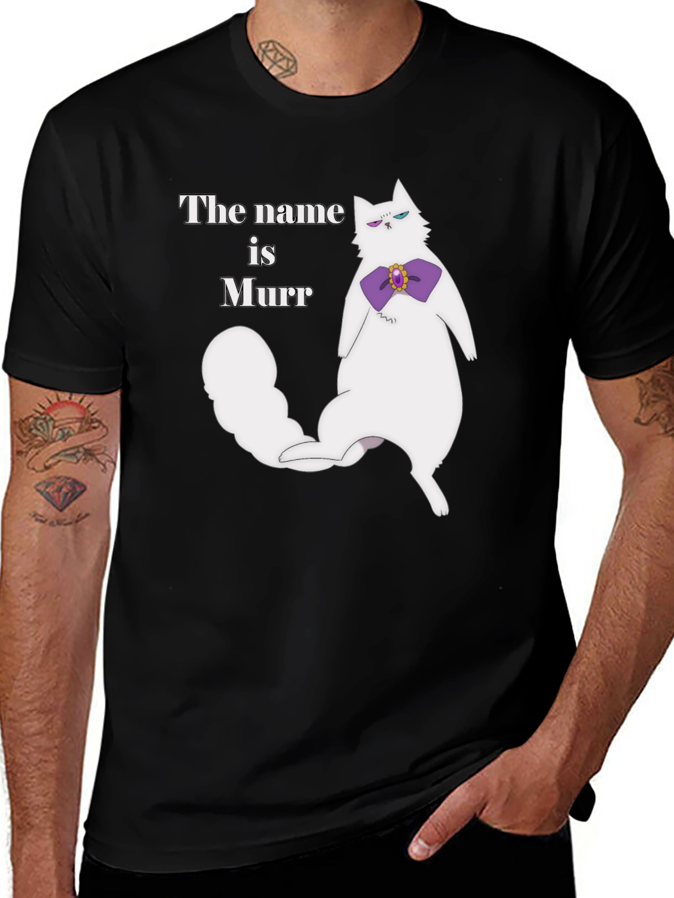 The Name is Murr Black T-Shirt