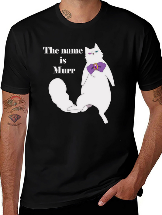 The Name is Murr Black T-Shirt