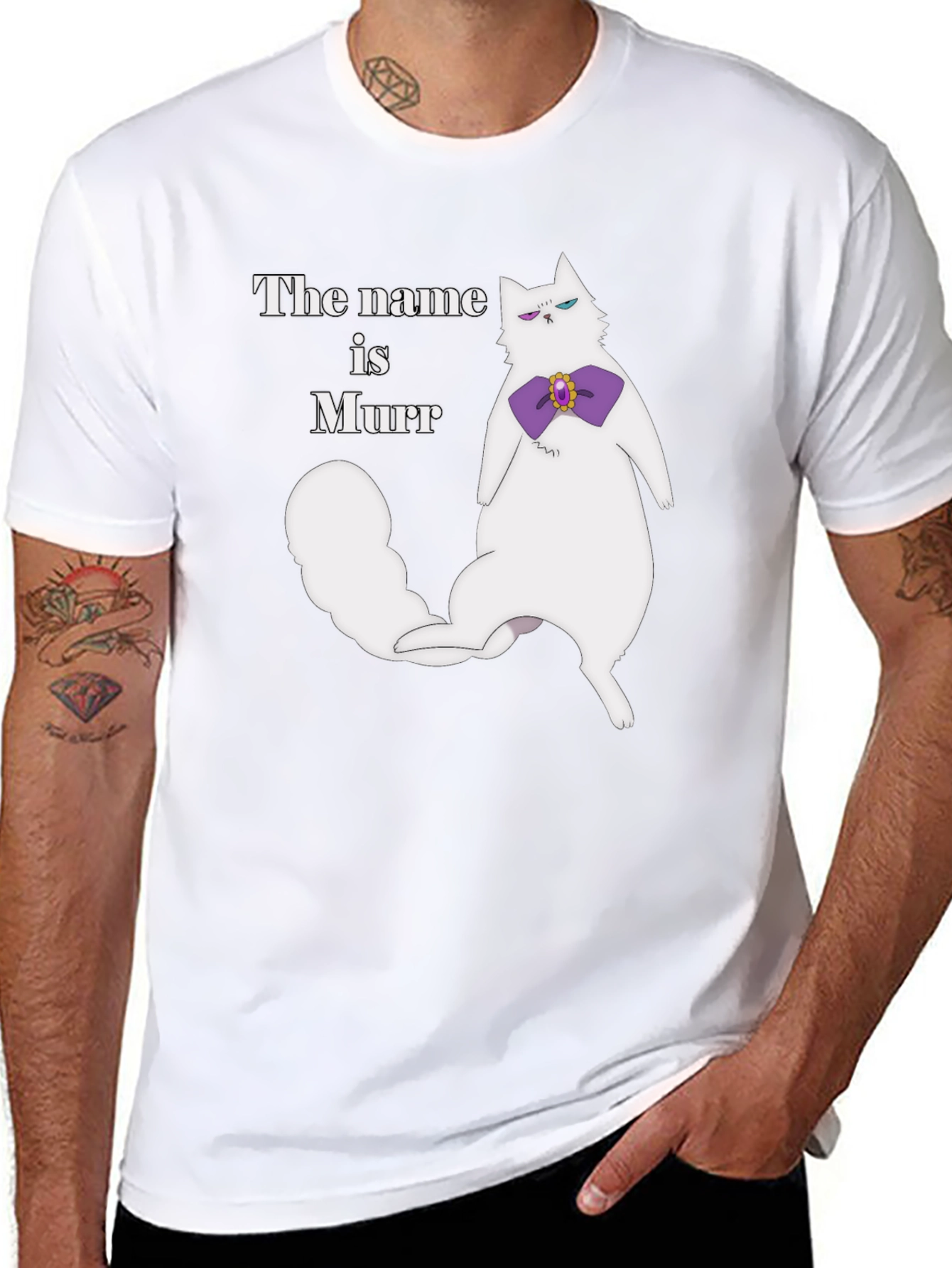 The Name is Murr Black T-Shirt