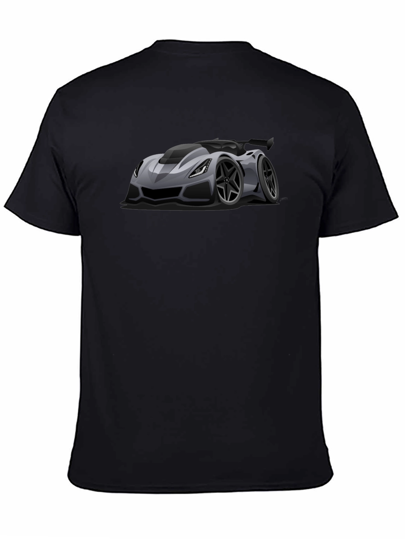 Car T-Shirt - Black Modern Design