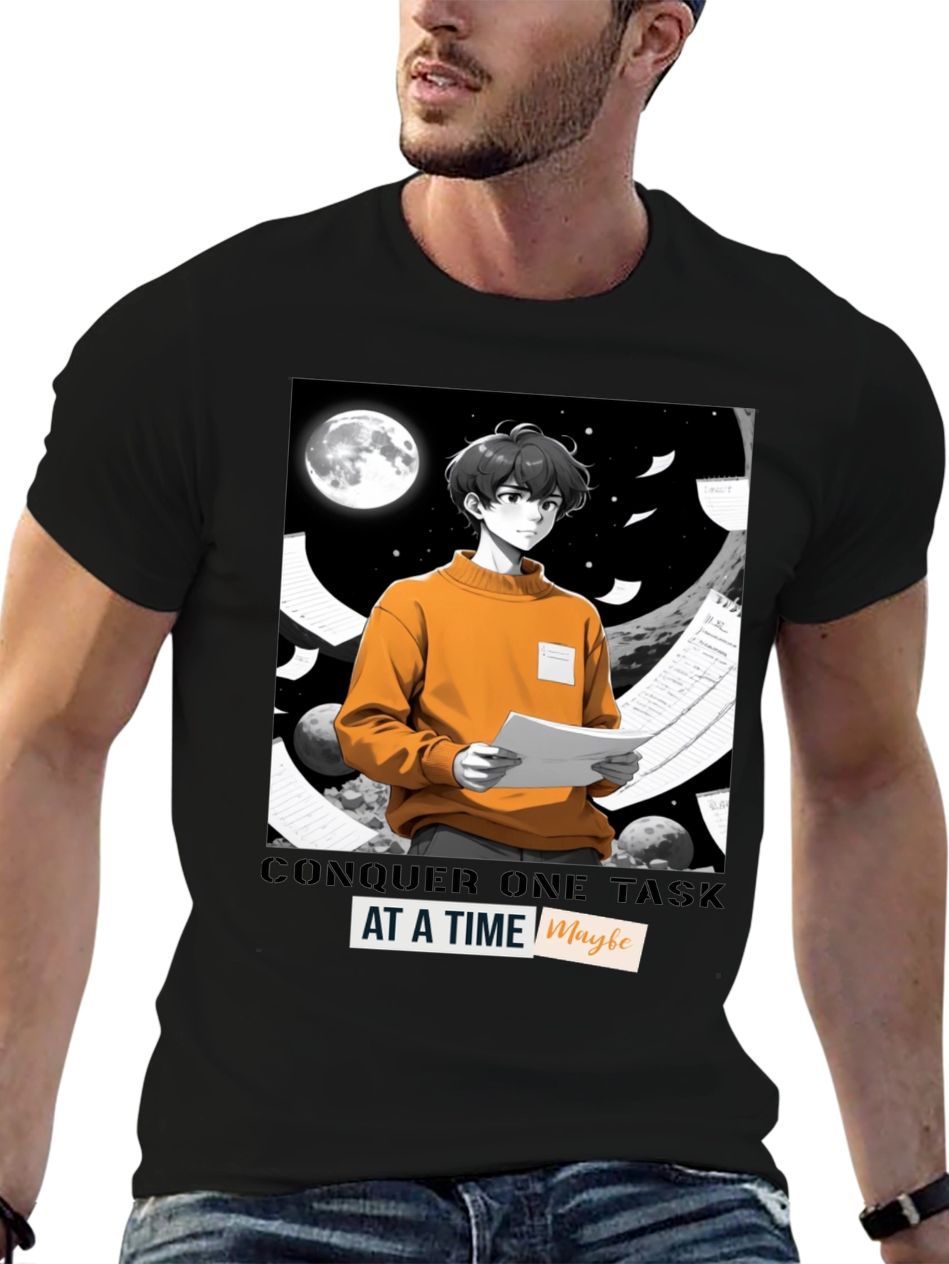Conquer One Task at a Time Graphic Tee