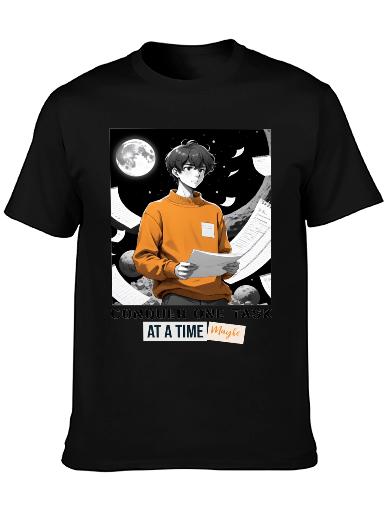 Conquer One Task at a Time Graphic Tee