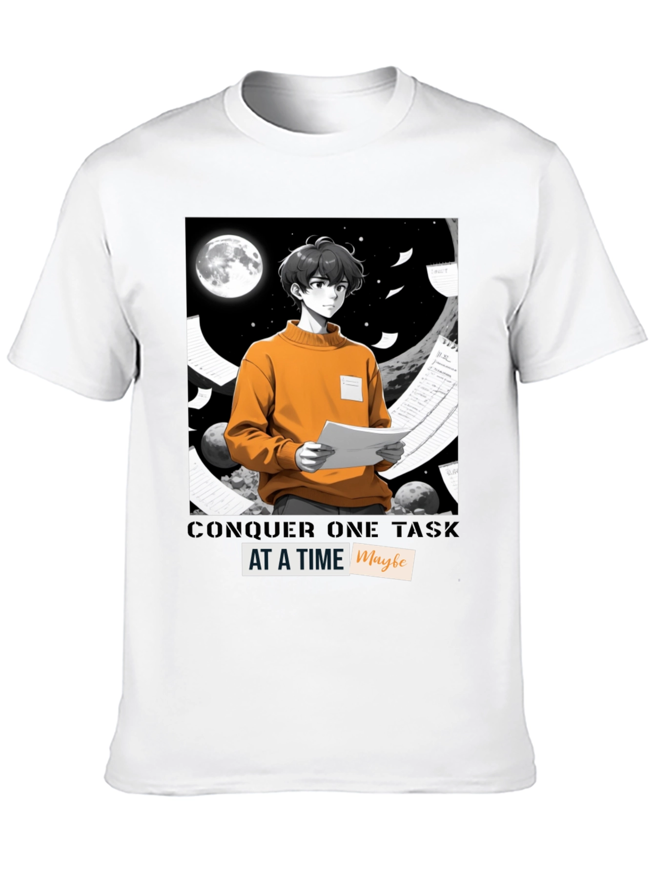 Conquer One Task at a Time Graphic Tee