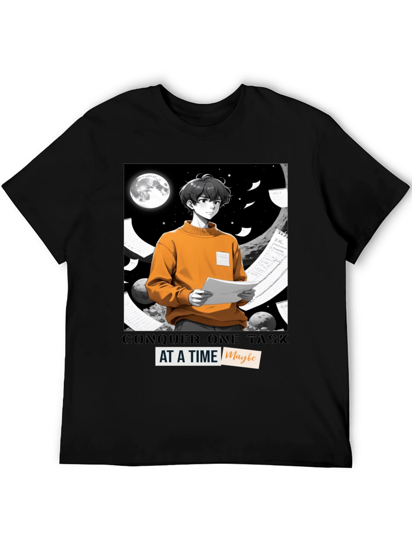 Conquer One Task at a Time Graphic Tee