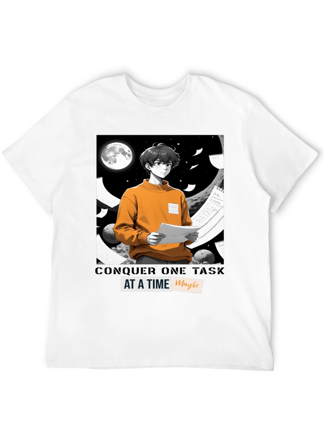 Conquer One Task at a Time Graphic Tee