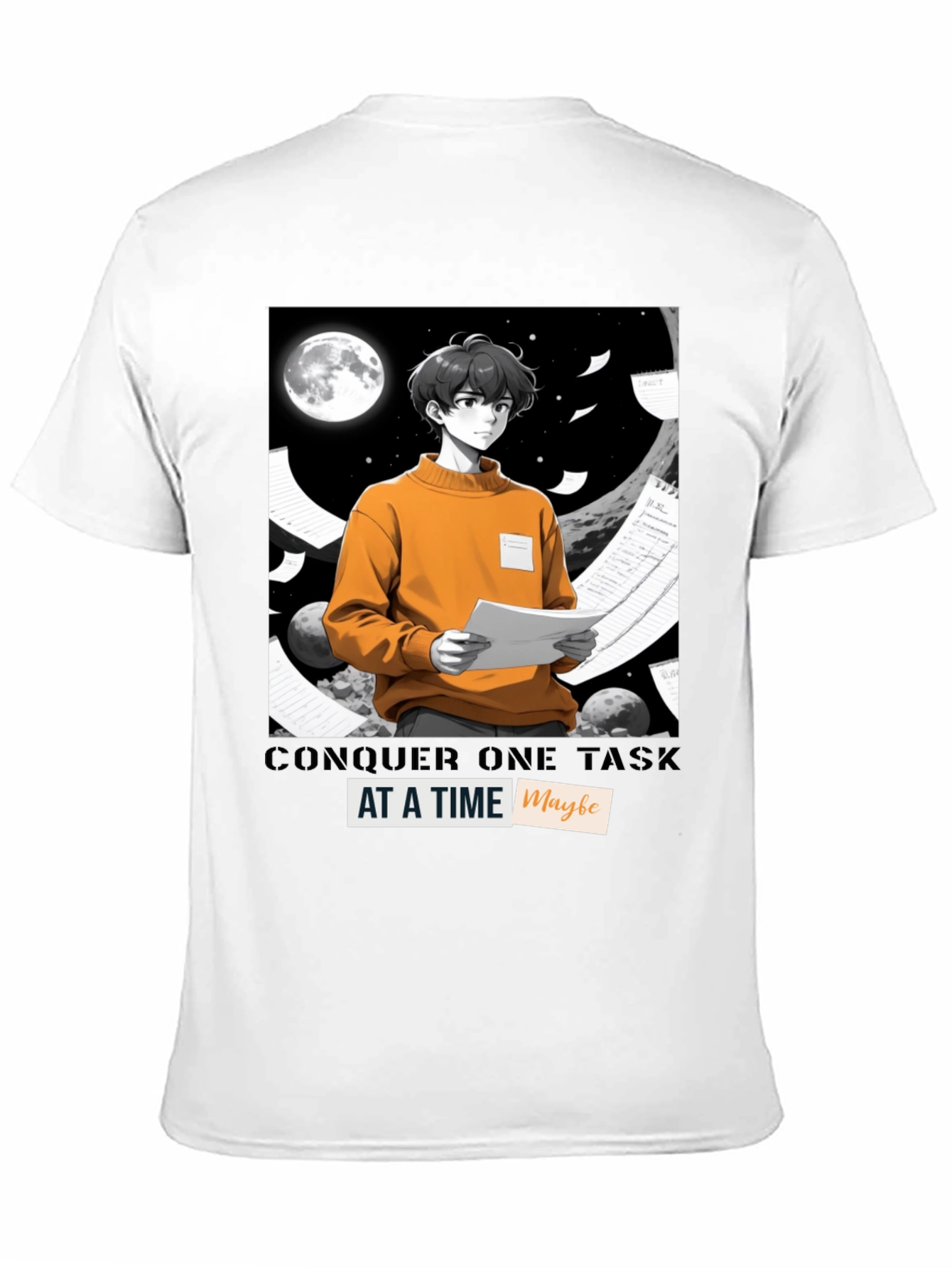 Conquer One Task at a Time Graphic Tee
