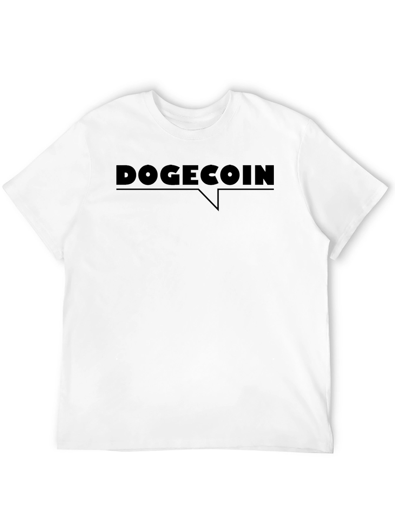 DogeCoin Black T-Shirt - Crypto Fashion