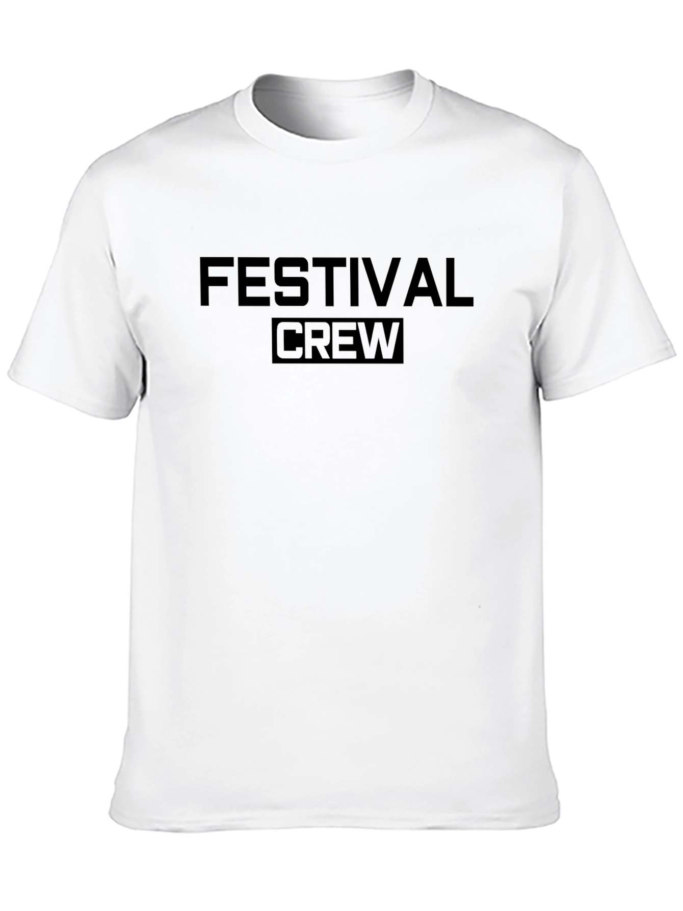 Festival Crew T-Shirt - Black Graphic Tee