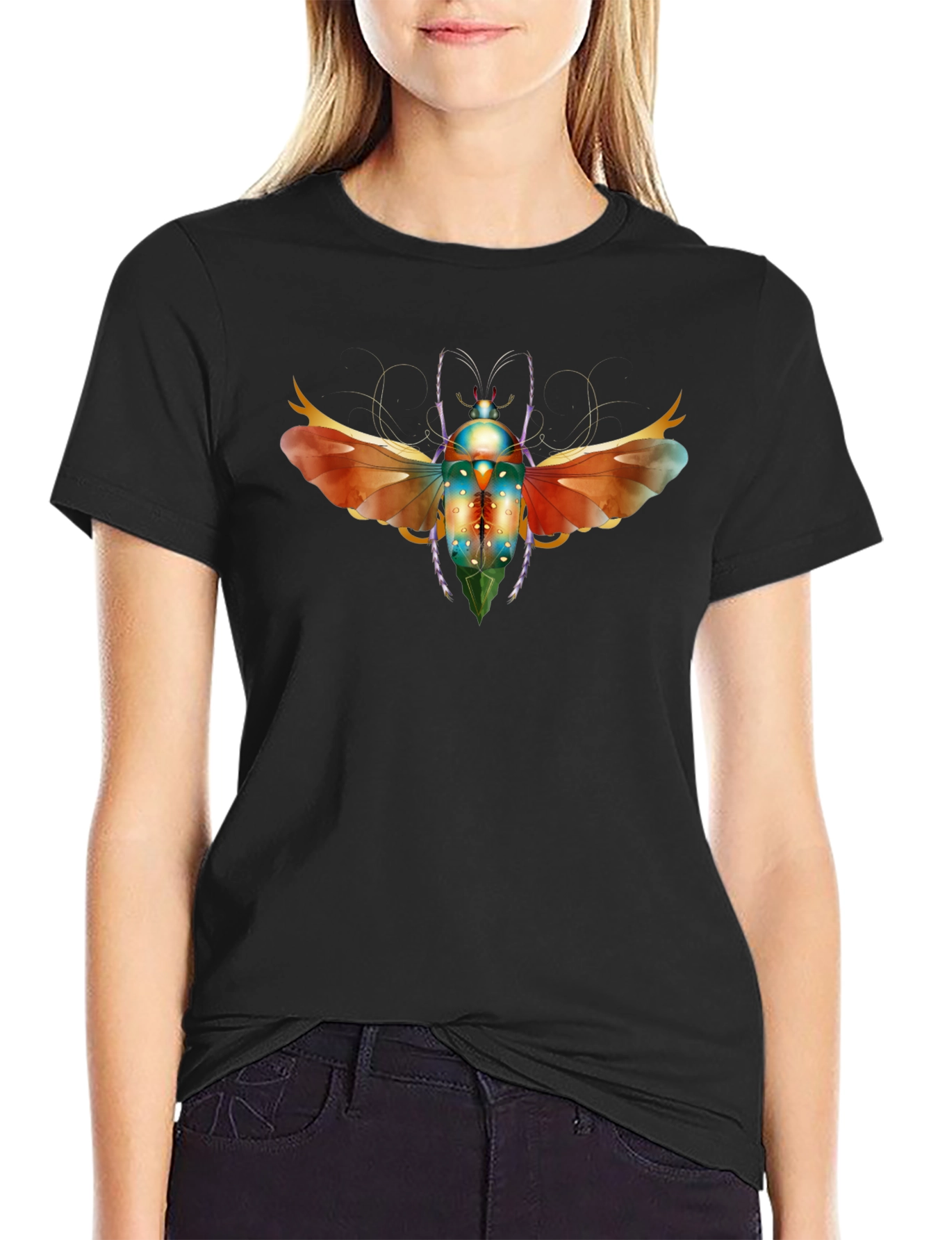 Bug Graphic Tee - Mens Black T-Shirt