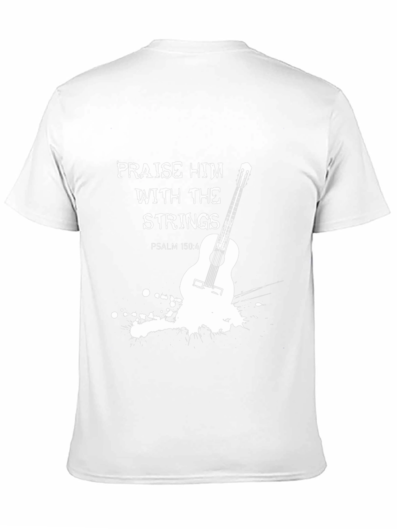 Praise Him Guitar T-Shirt - Christian Music Tee