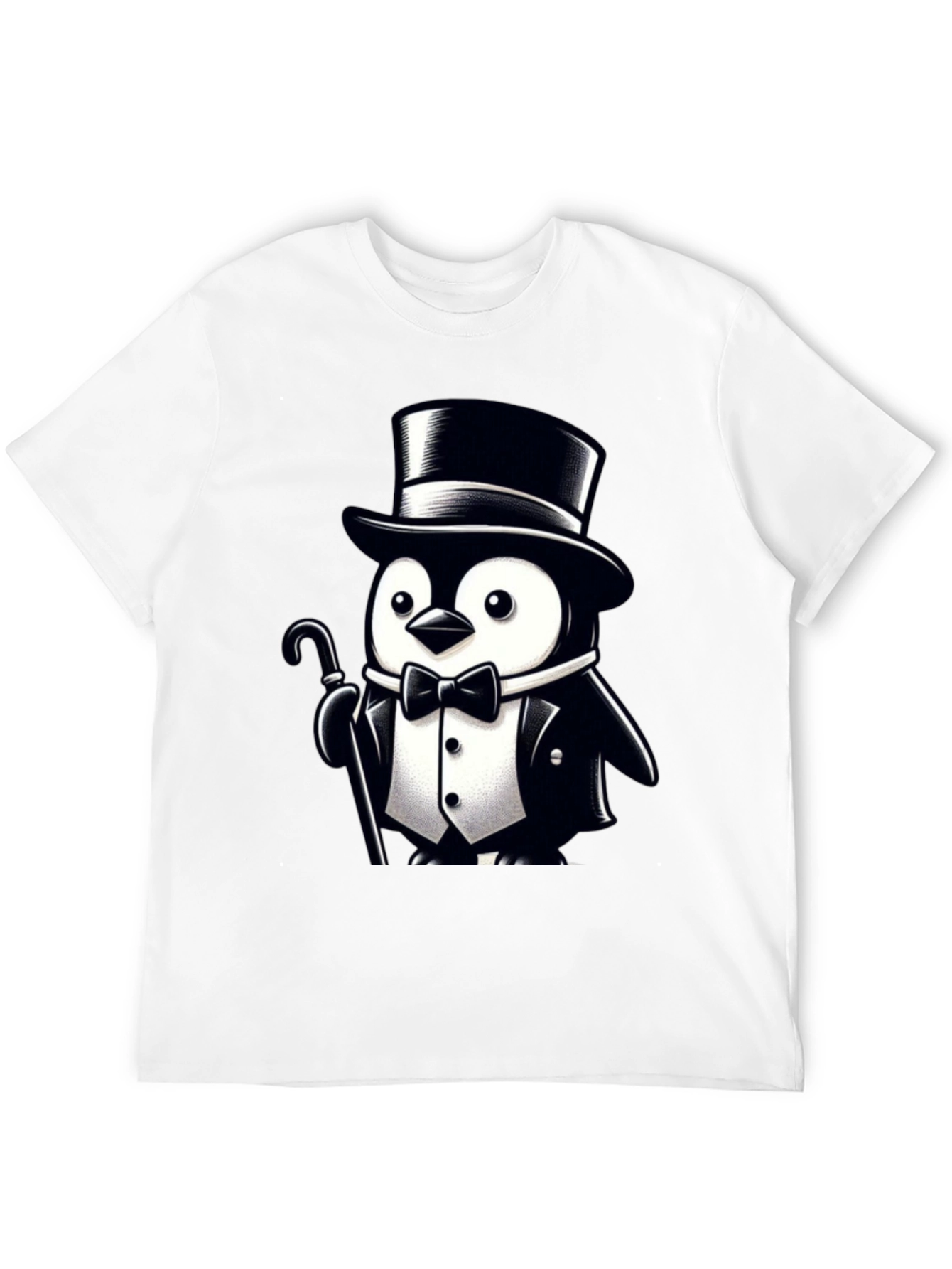 Penguin Tuxedo Graphic Tee - Classy Cool