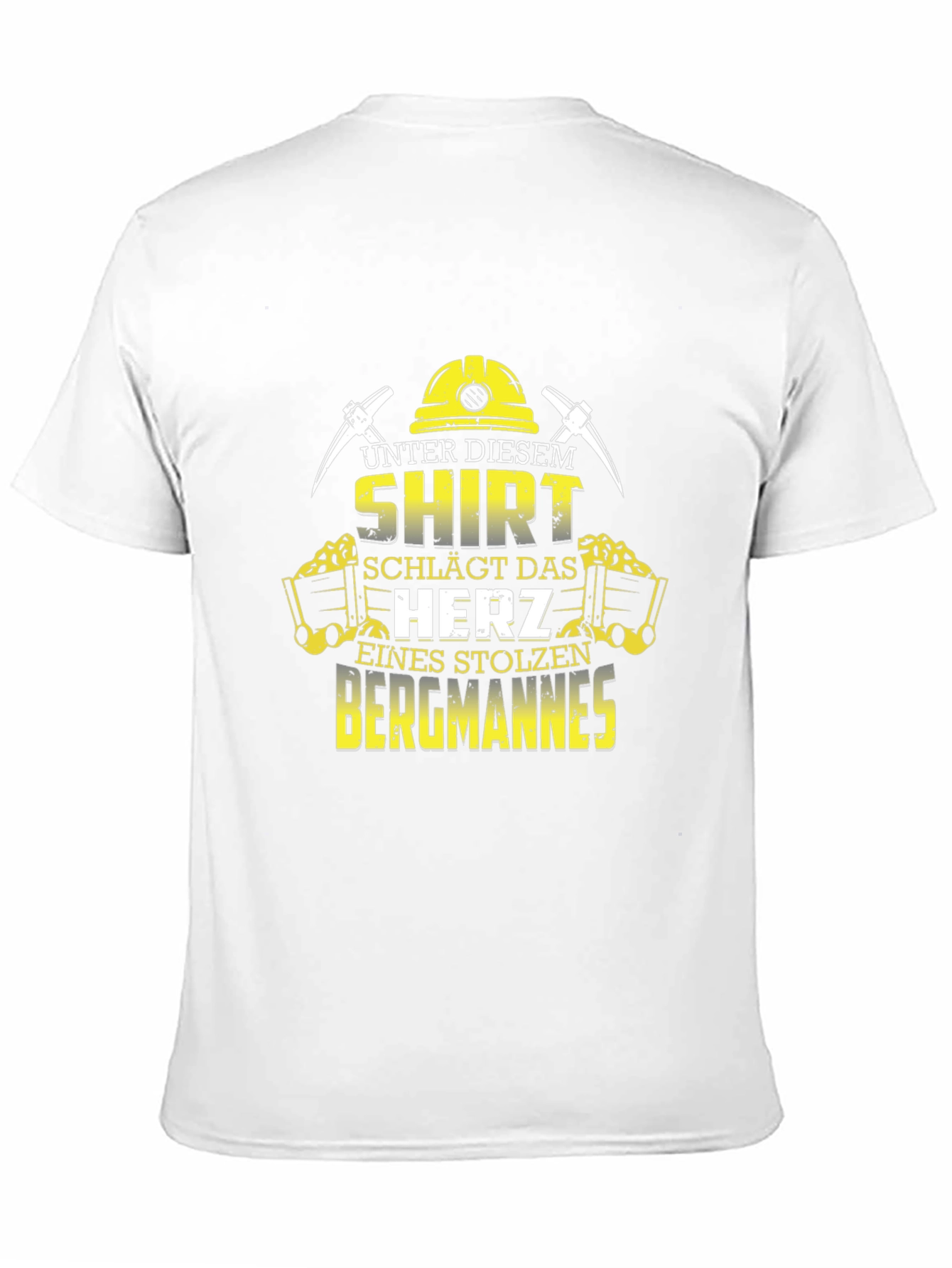Miner Pride Black T-Shirt - Coal Miners Heart
