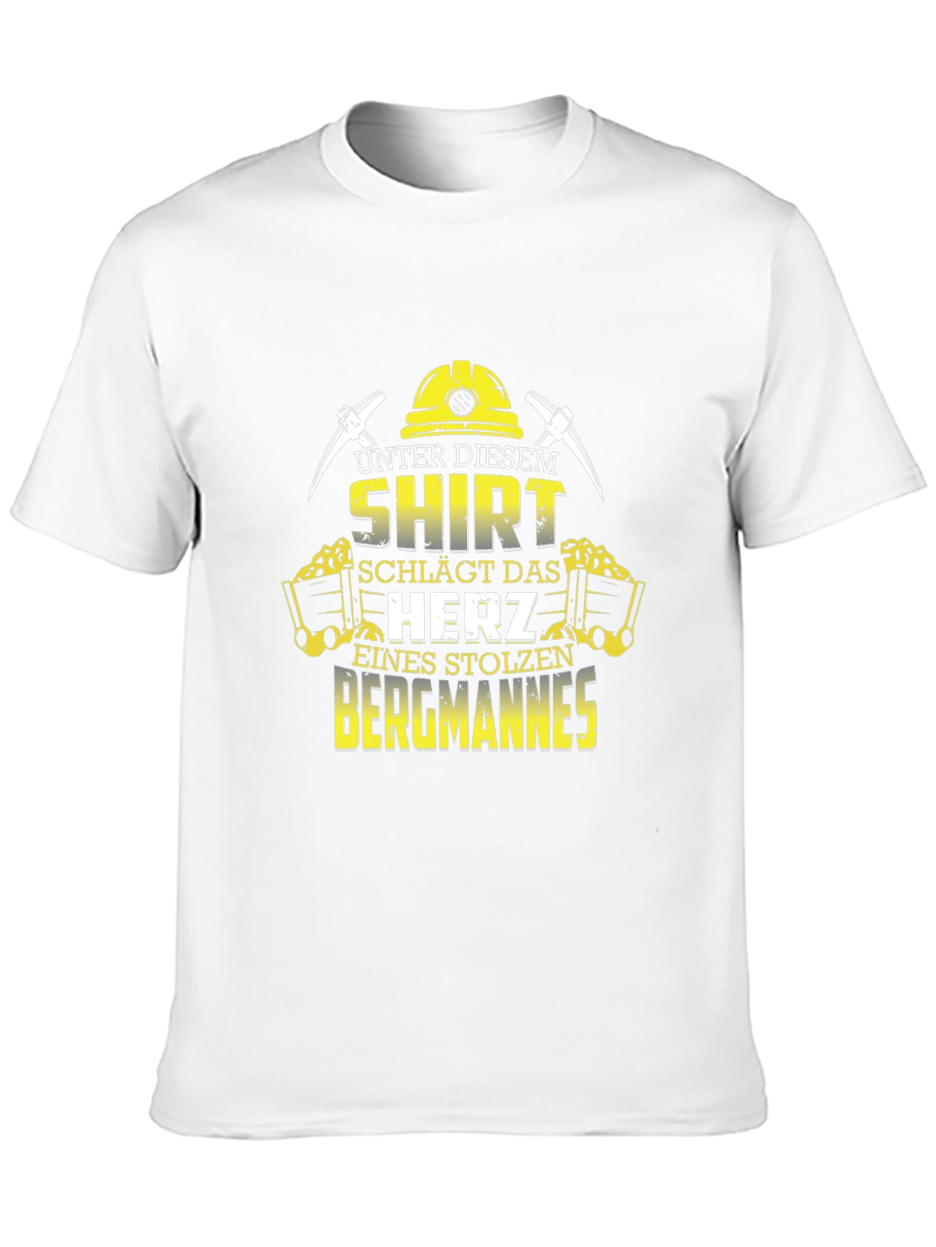 Miner Pride Black T-Shirt - Coal Miners Heart