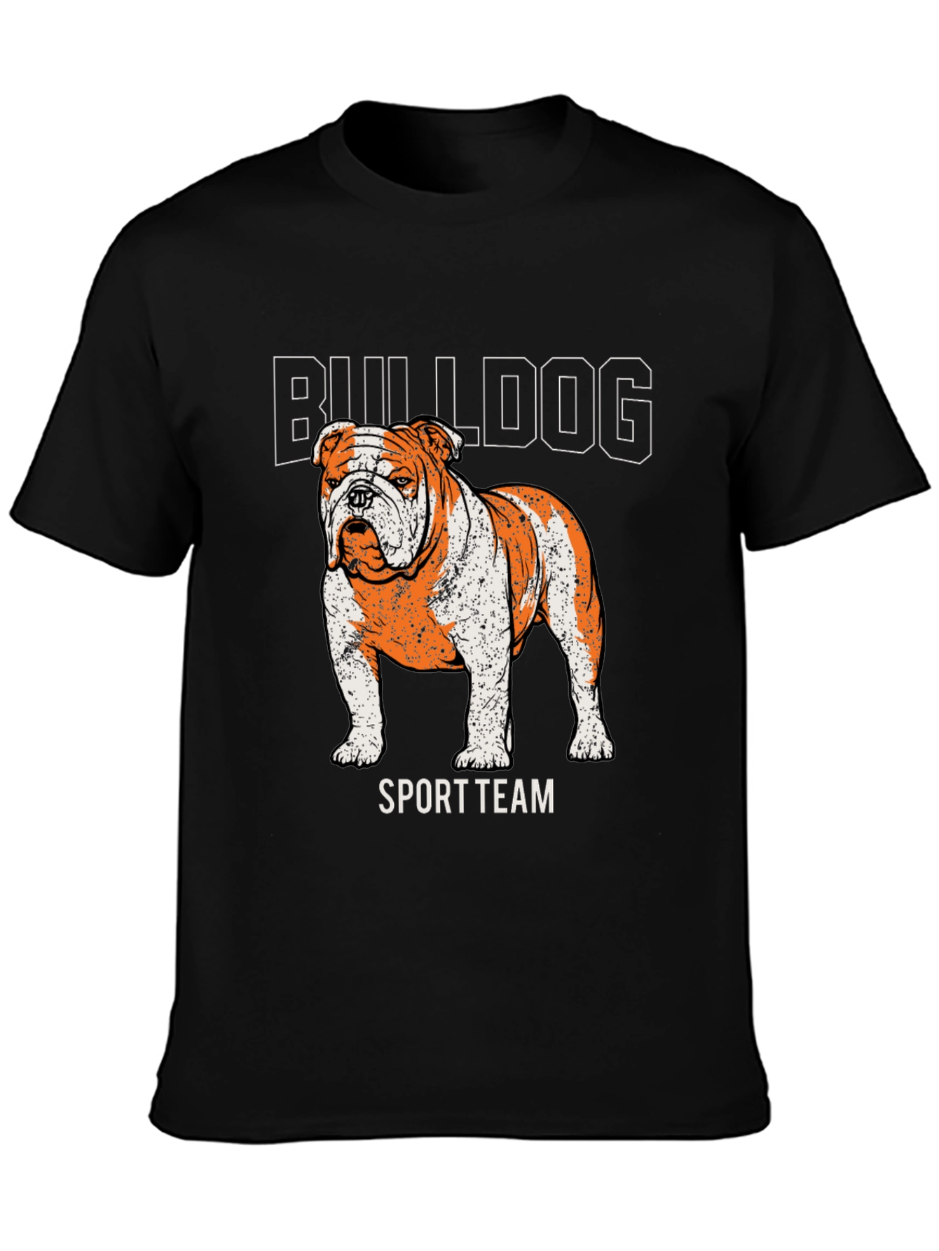 Bulldog Sport Team Graphic Tee - Black