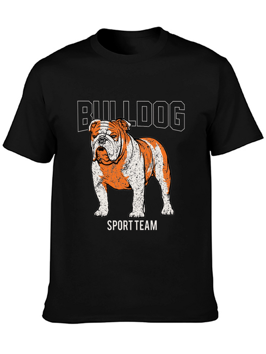 Bulldog Sport Team Graphic Tee - Black