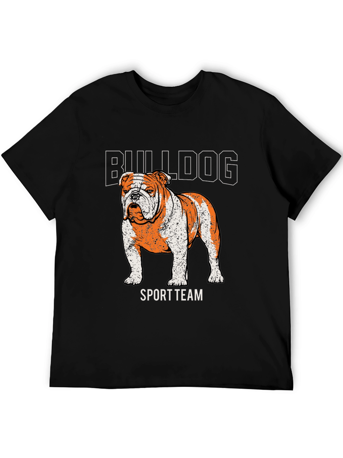 Bulldog Sport Team Graphic Tee - Black