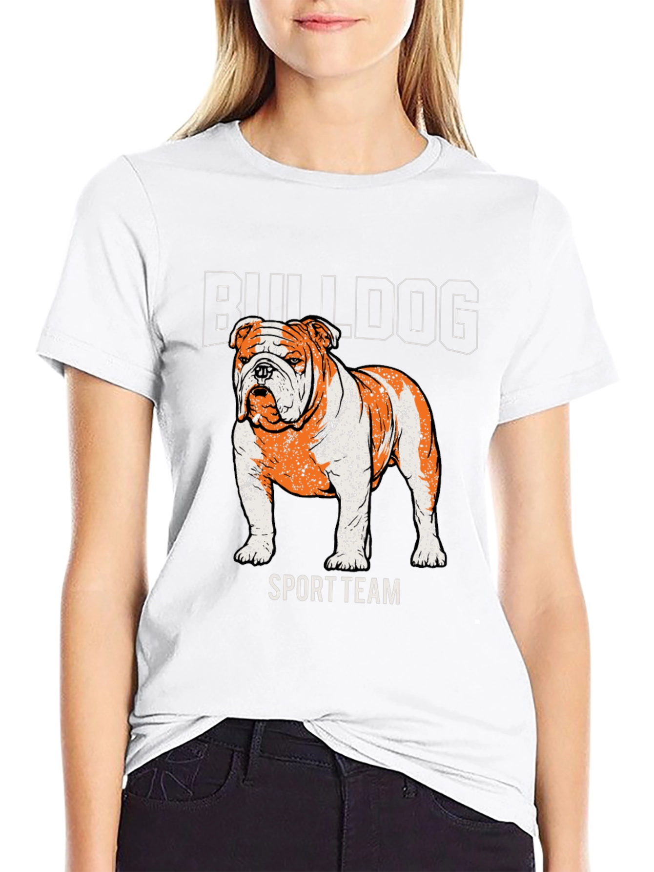 Bulldog Sport Team Graphic Tee - Black