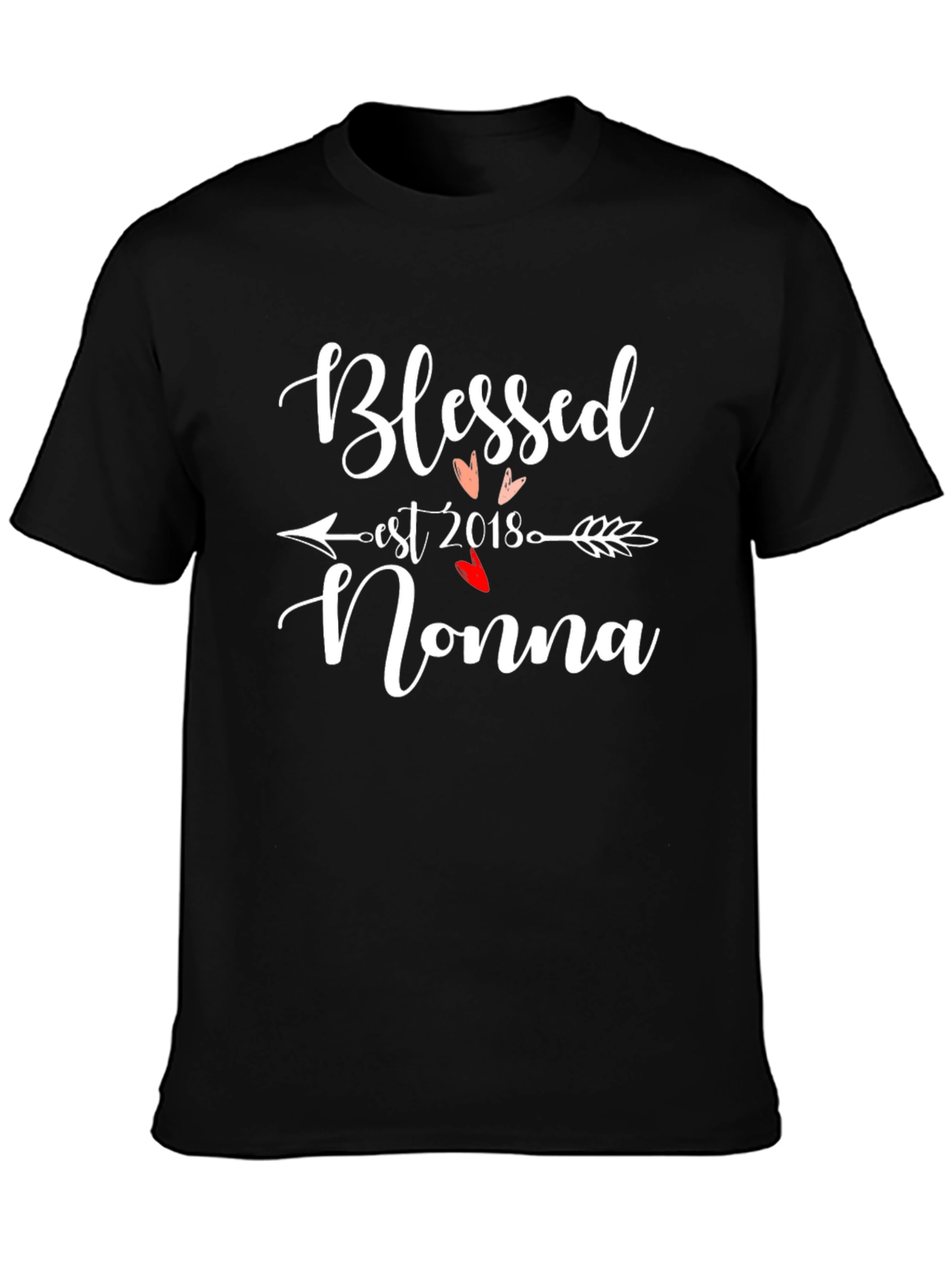 Blessed Nonna T-Shirt - Est. 2018 Graphic Tee