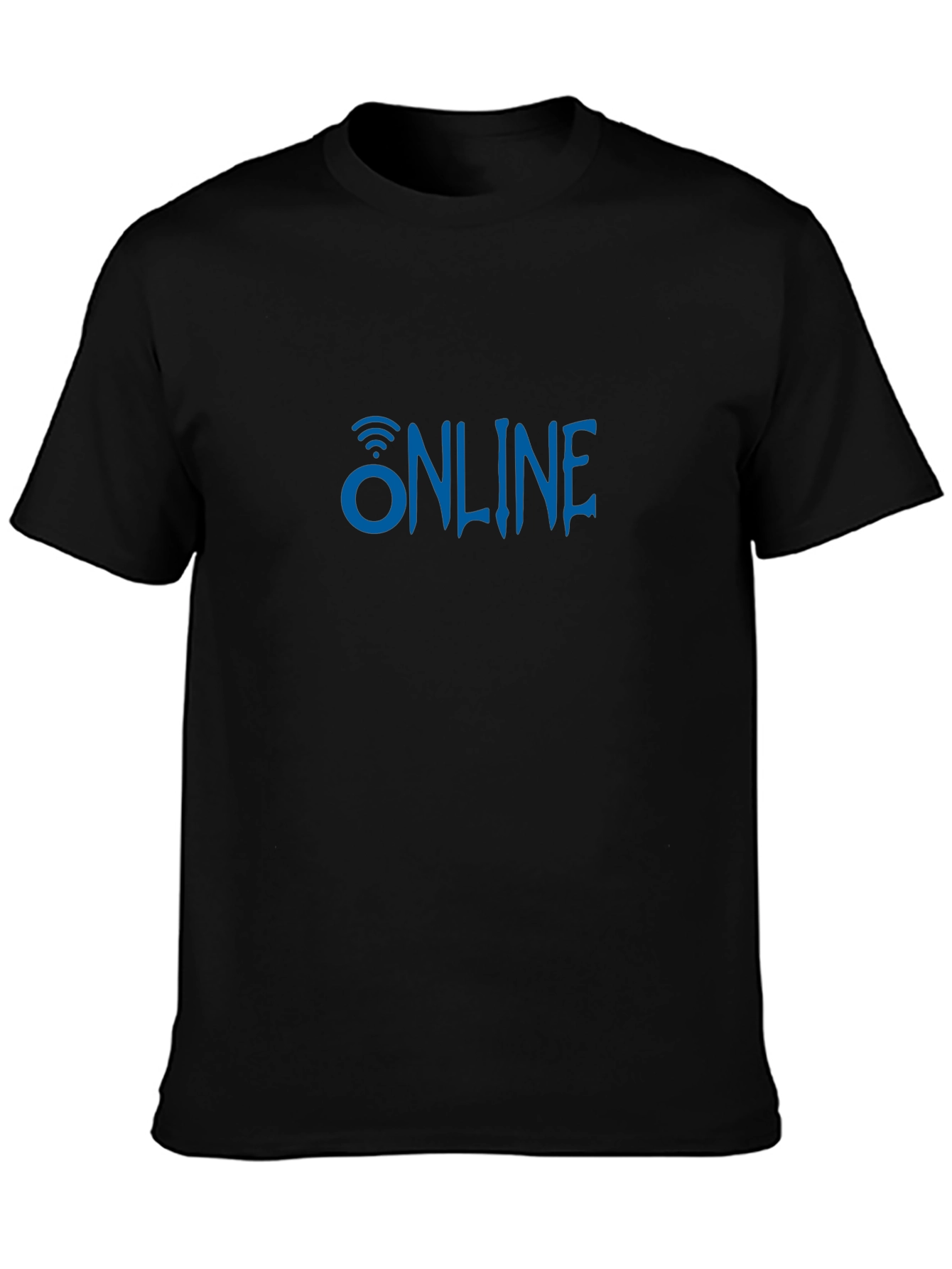Online Graphic T-Shirt - Black