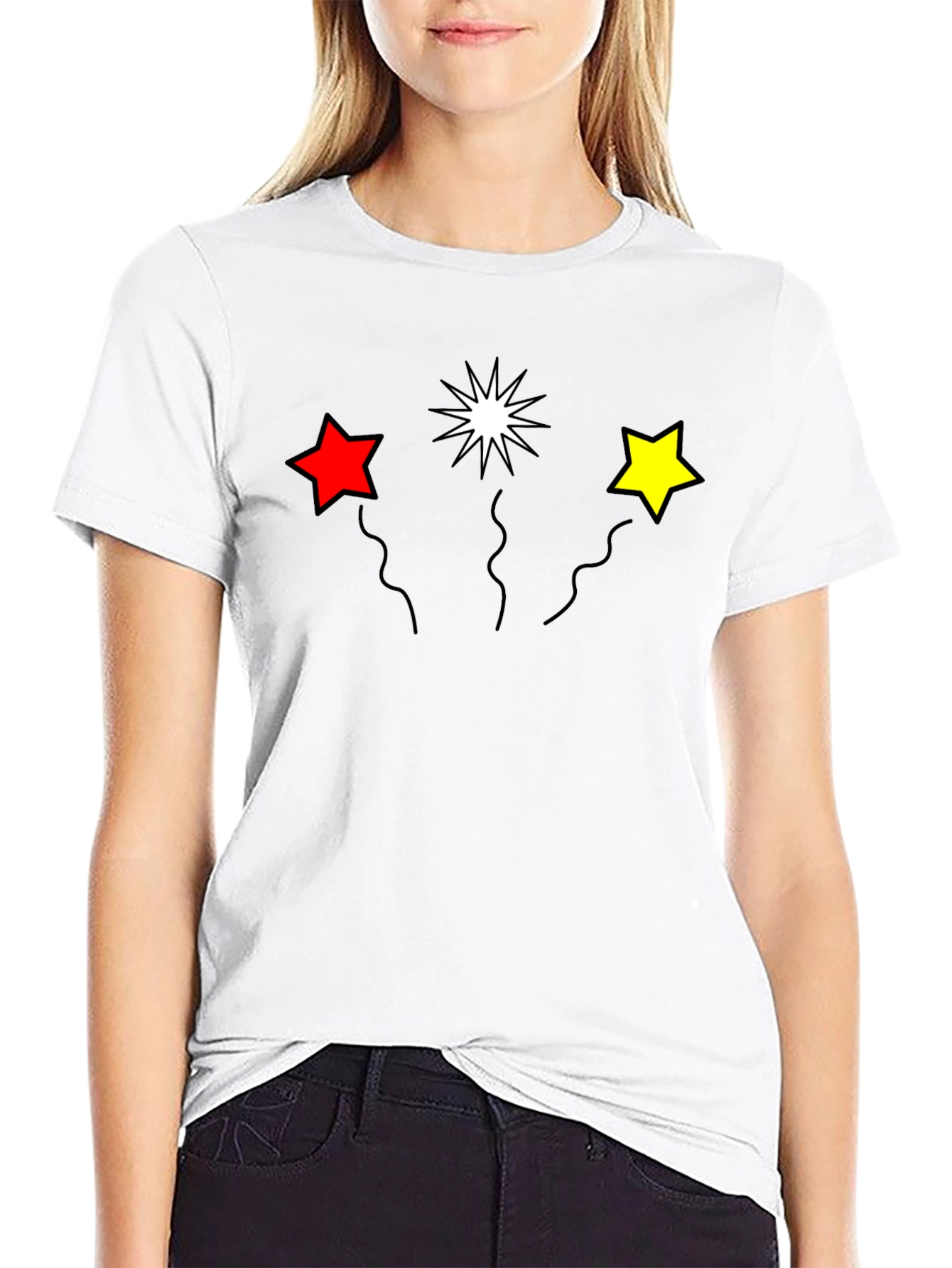 Stars T-Shirt - Black
