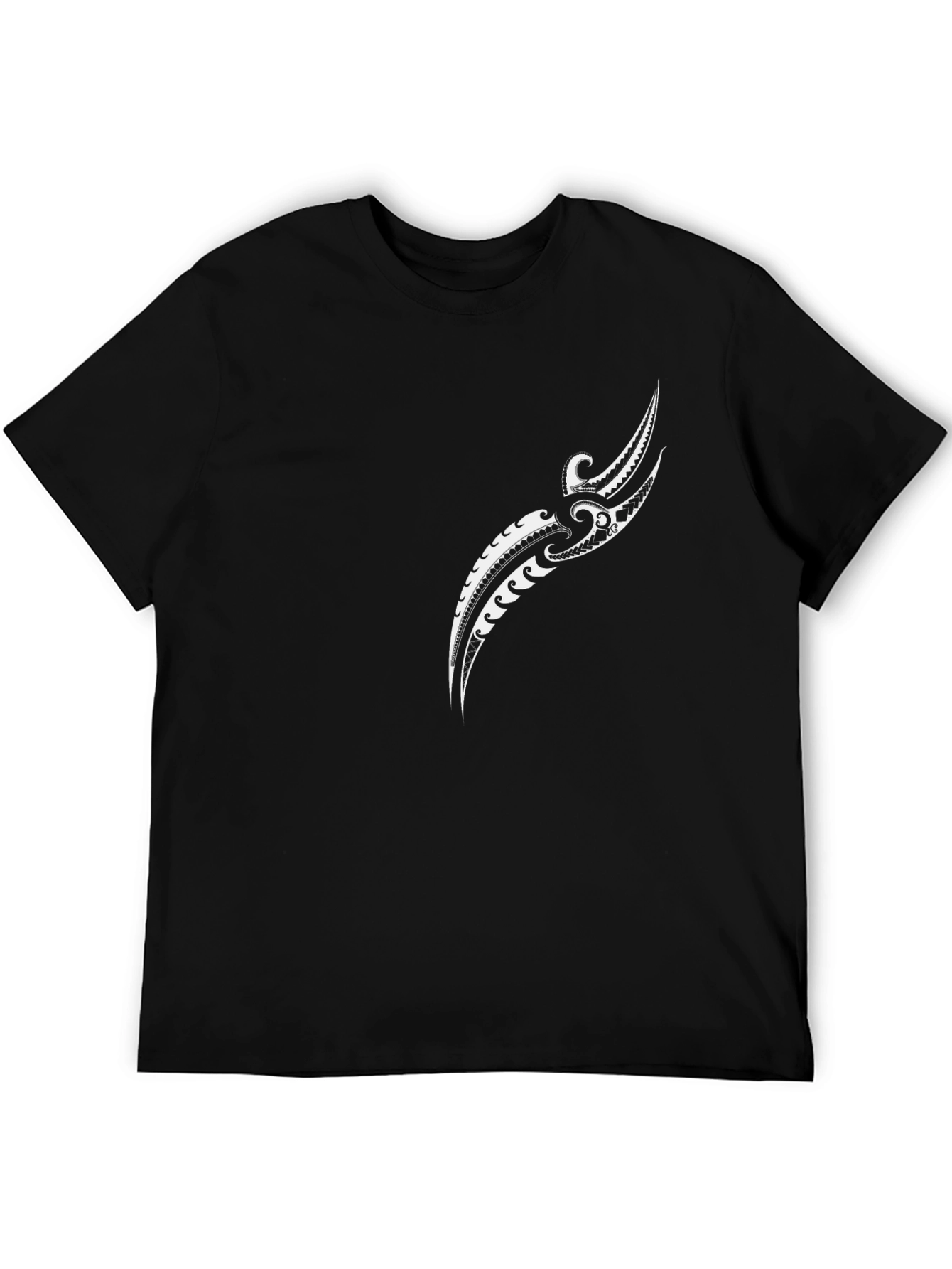 Tribal Tattoo Black T-Shirt