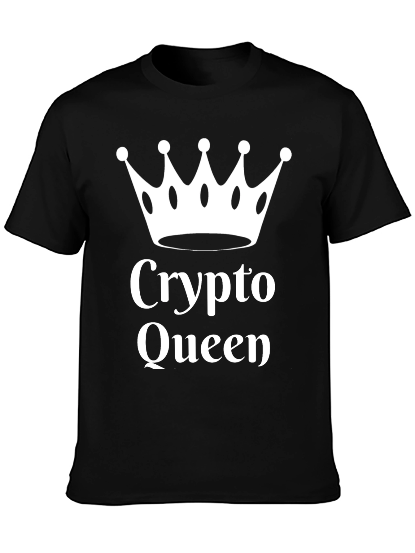 Crypto Queen T-Shirt - Black Graphic Tee