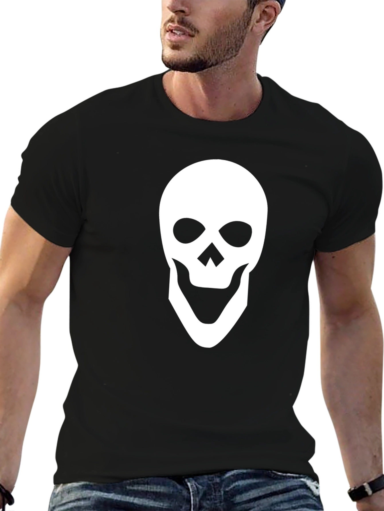 Skull Graphic Black T-Shirt