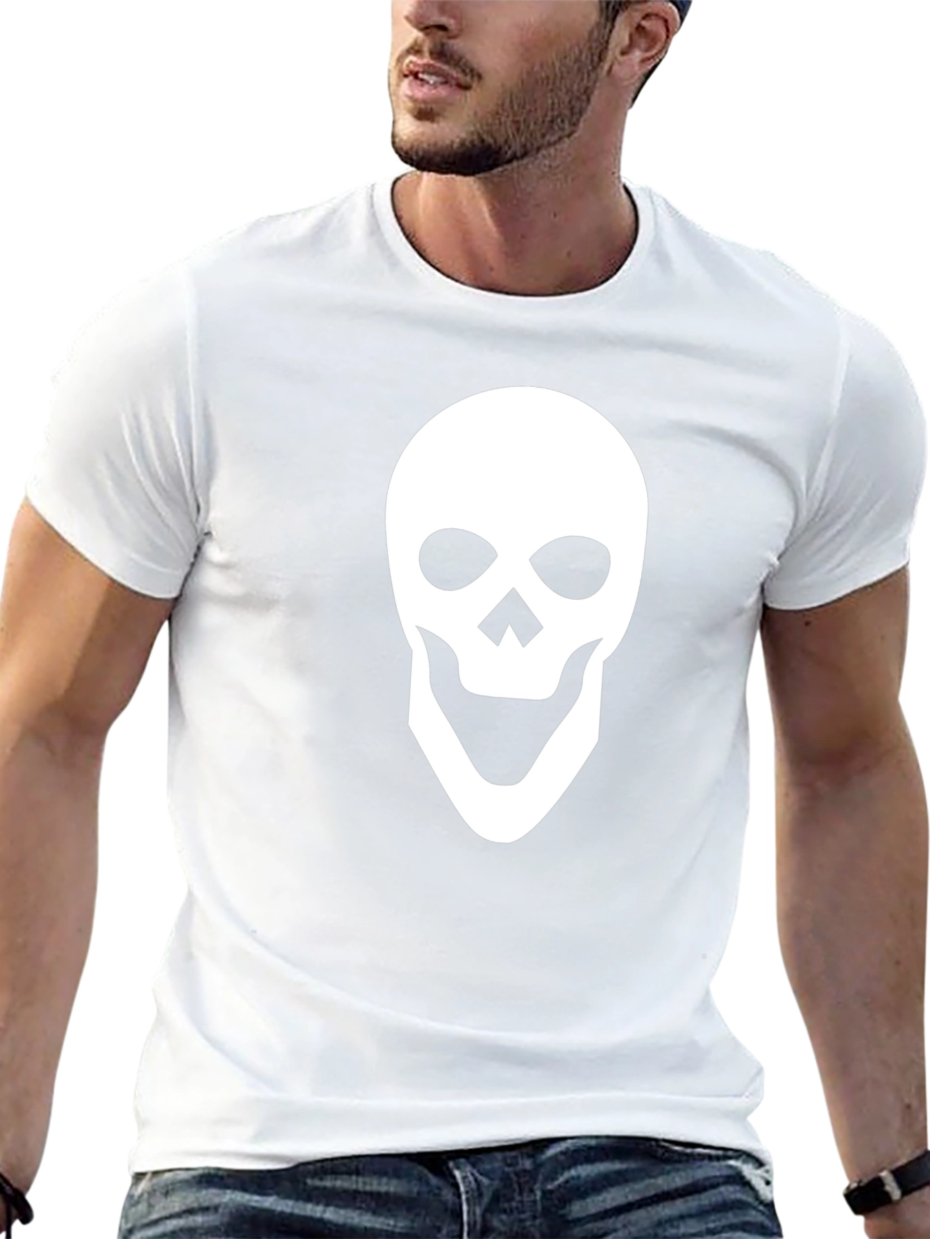 Skull Graphic Black T-Shirt