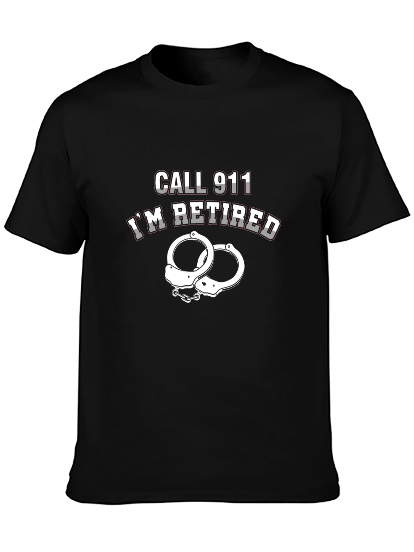 Retired Police Officer T-Shirt - Call 911