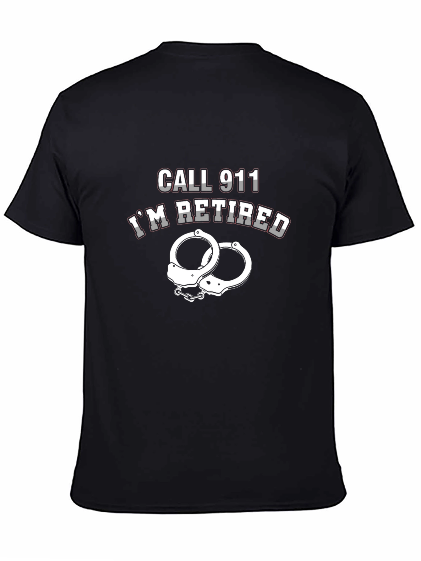 Retired Police Officer T-Shirt - Call 911